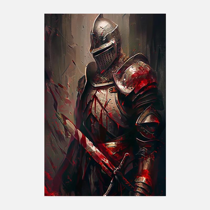 Ritter Poster 20x30 cm
