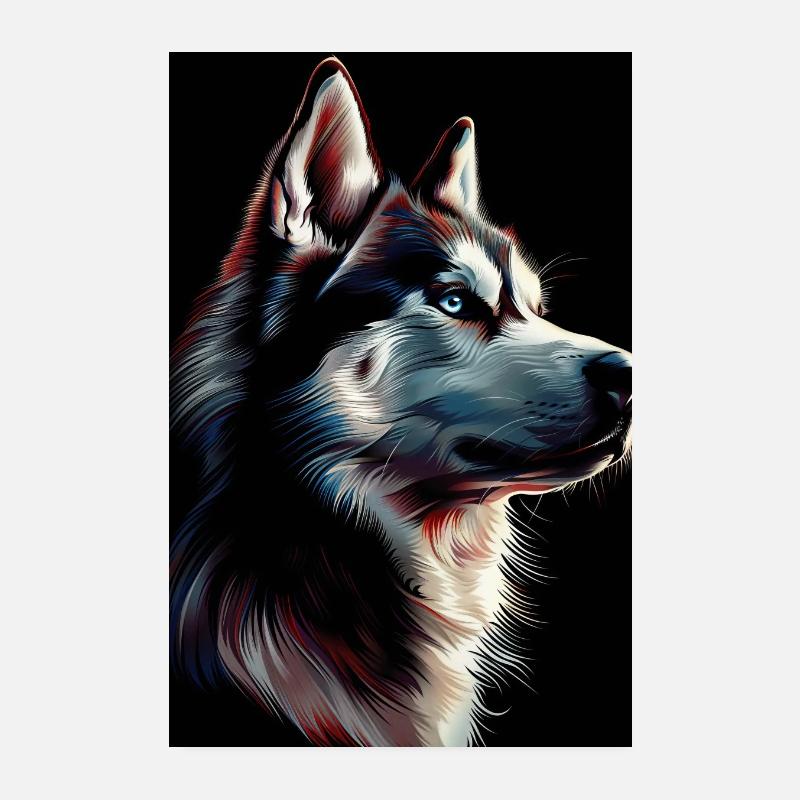 Heiser - Poster 20x30 cm - Weiß