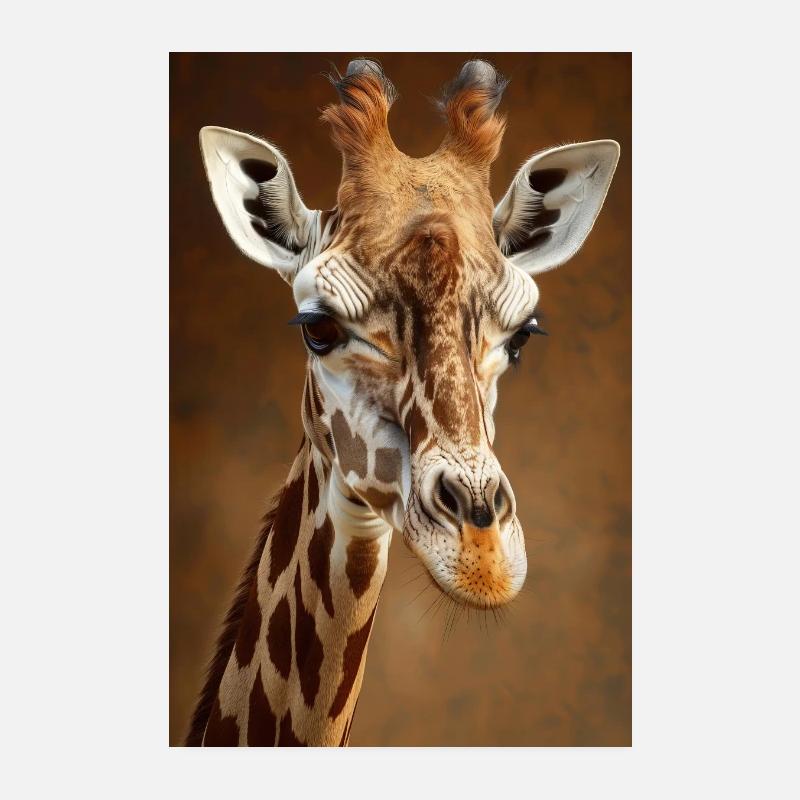 Girafe Poster 20 x 30 cm