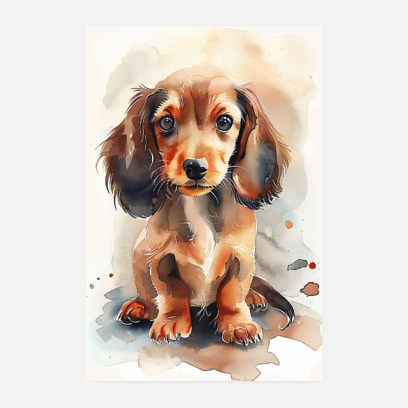 Dackel Poster 20x30 cm