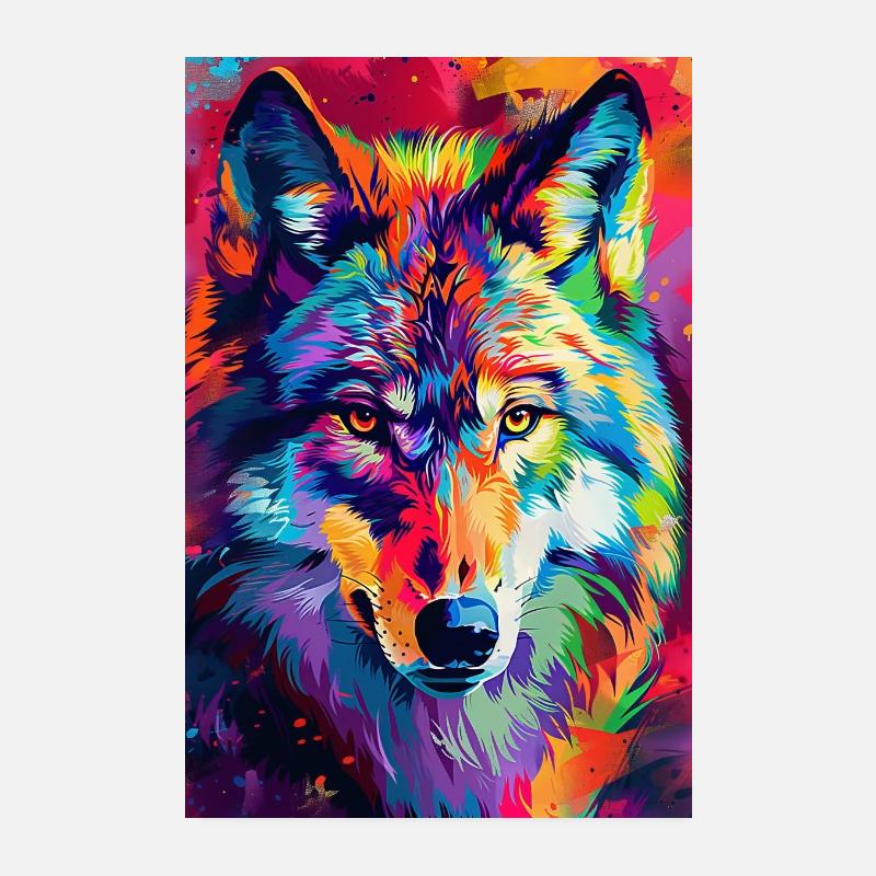Loup Poster 20 x 30 cm