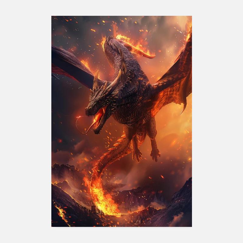 Kite Poster 8" x 12" (20x30 cm)
