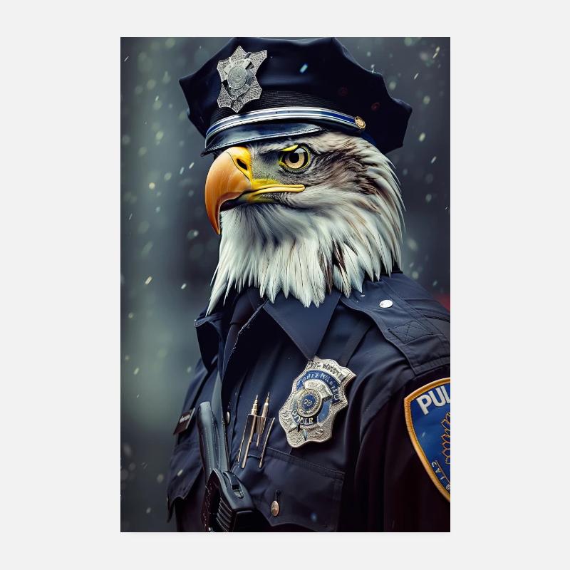 Eagle Poster 8" x 12" (20x30 cm)