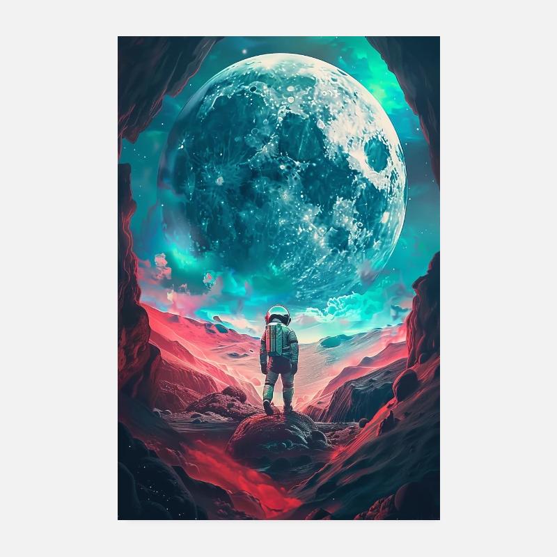 Astronaute Poster 20 x 30 cm