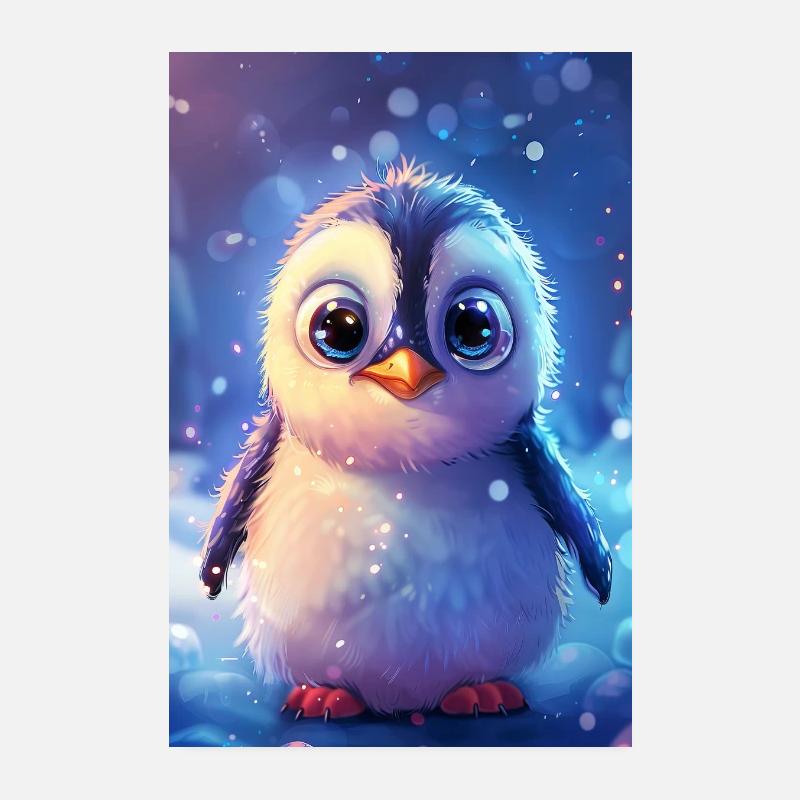 Pingouin Poster 20 x 30 cm