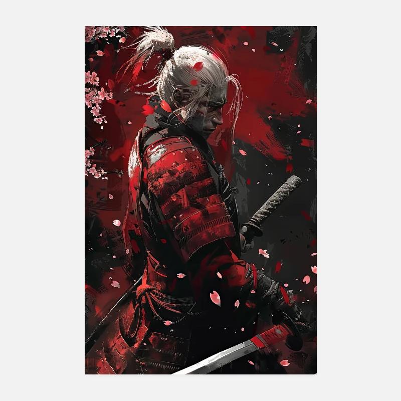 Samurai Poster 8" x 12" (20x30 cm)