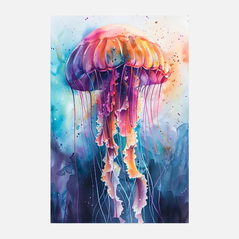 Méduse Poster 20 x 30 cm