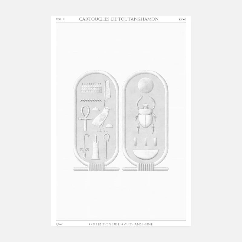 Toetanchamon's patronen Poster 20x30 cm