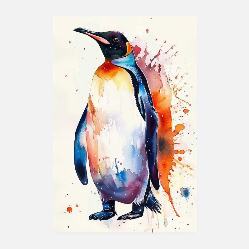 Penguin Poster 8" x 12" (20x30 cm)
