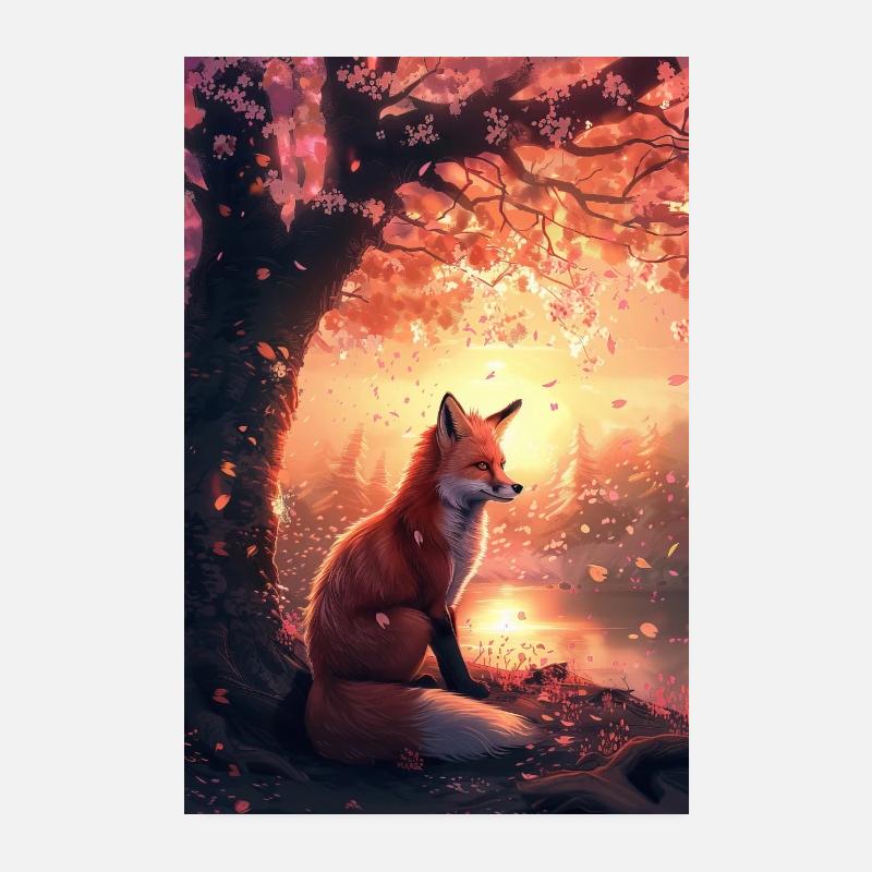Renard Poster 20 x 30 cm