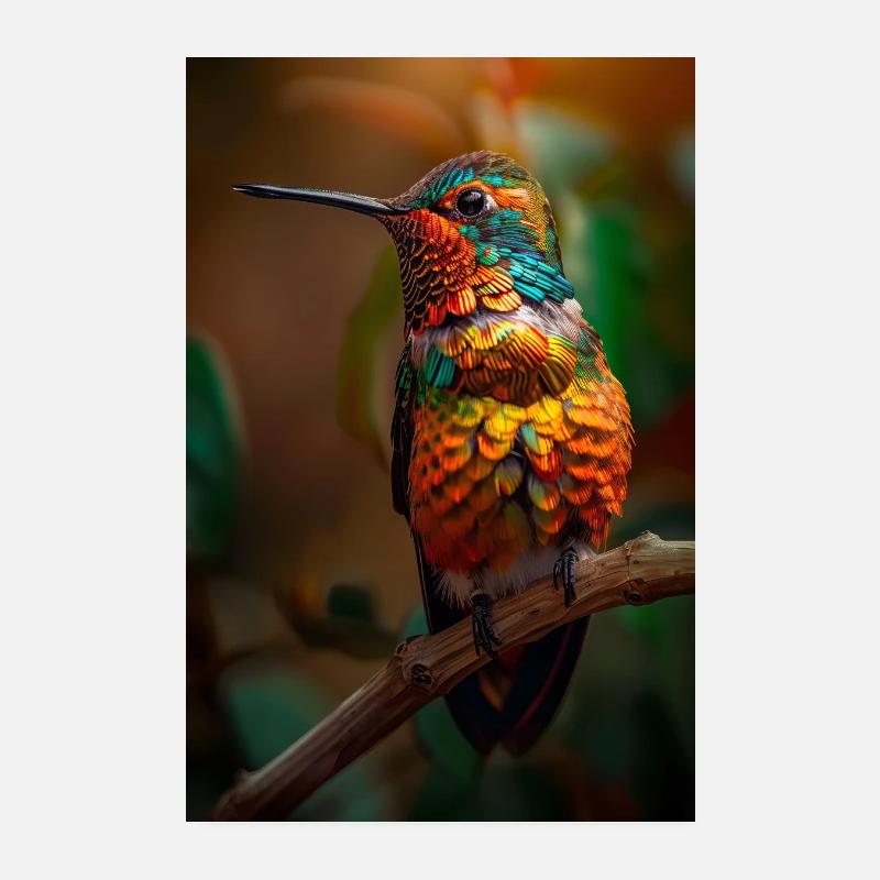 Colibri Poster 20 x 30 cm