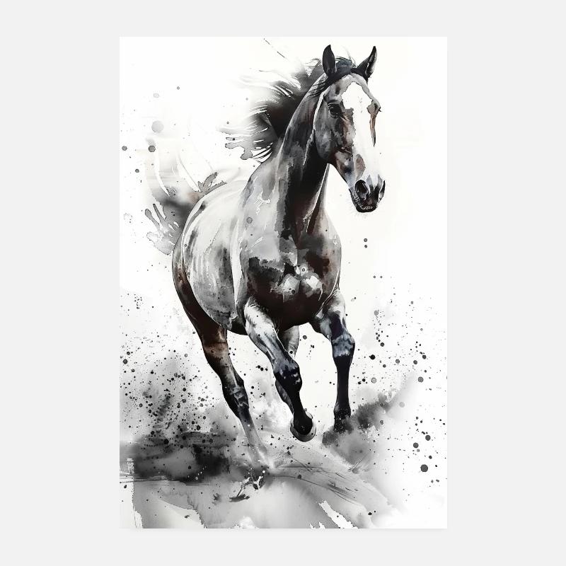 Cheval Poster 20 x 30 cm