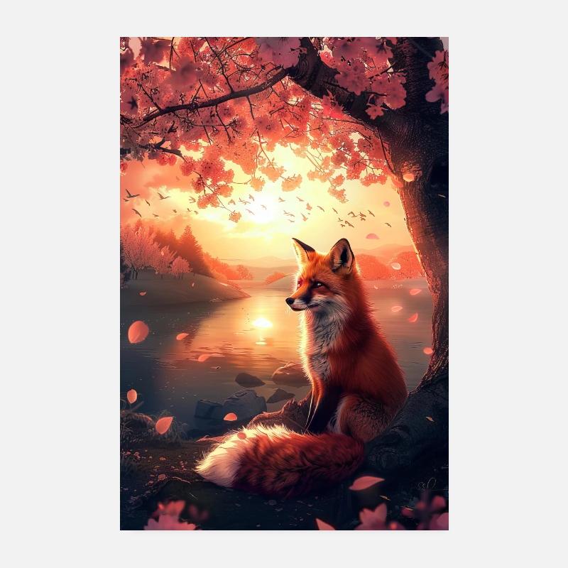 Fuchs Poster 20x30 cm