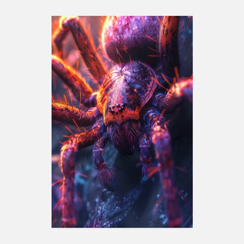Spider Spider Tarantula Animal Light Poster 8" x 12" (20x30 cm)