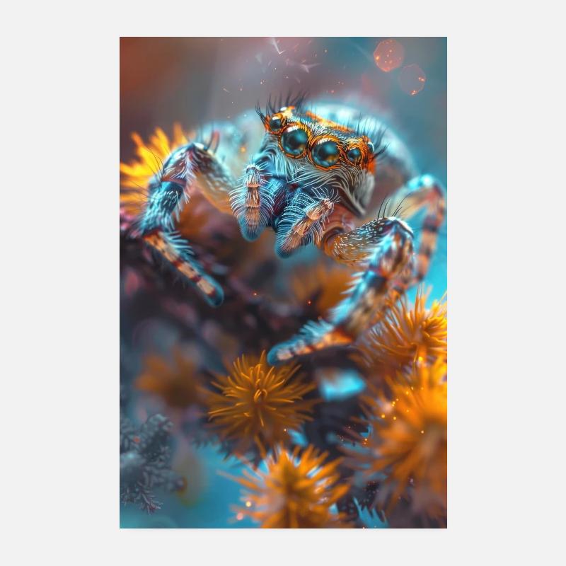 Spinne Spinnen Tarantel Tier Animal Poster 20x30 cm