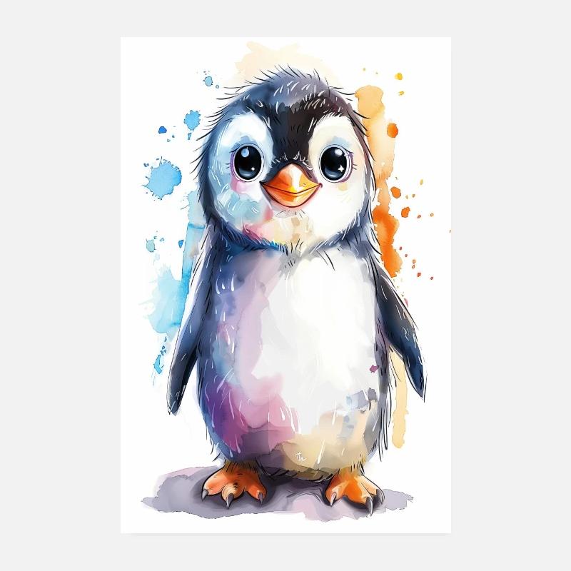 Pinguin Poster 20x30 cm