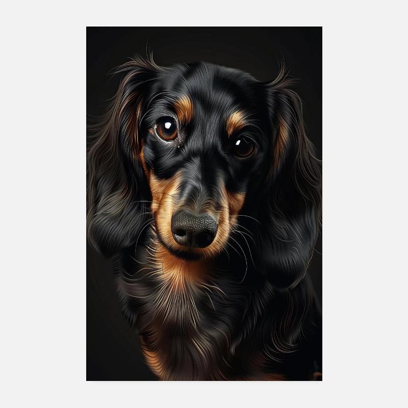 Dachshund Poster 8" x 12" (20x30 cm)