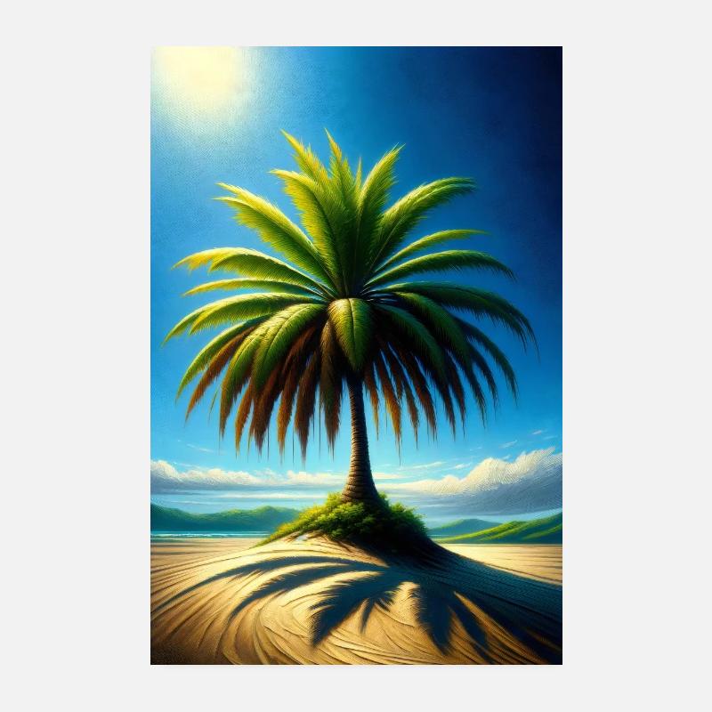 Affiche Peinture à l’huile de palmier Poster 20 x 30 cm