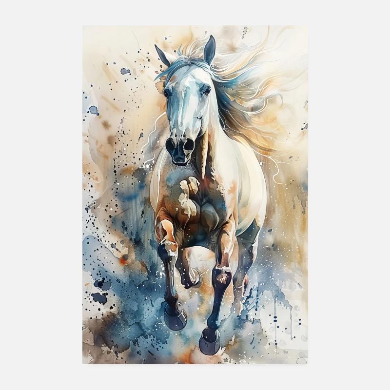 Pferd Poster 20x30 cm