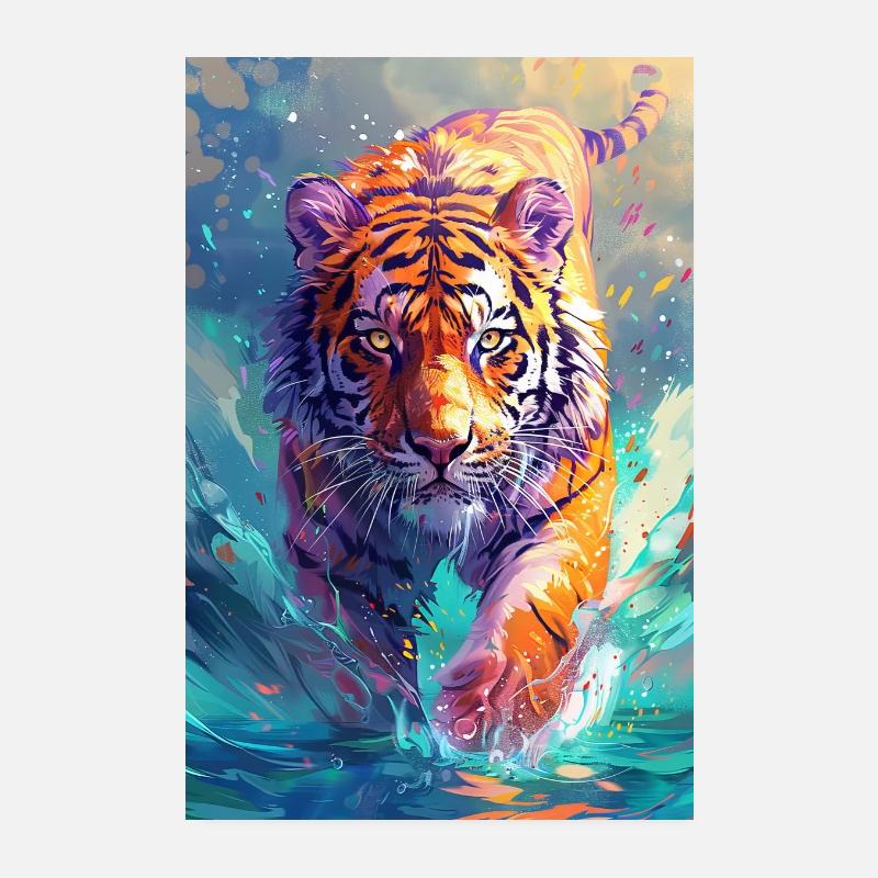 Tiger Poster 8" x 12" (20x30 cm)