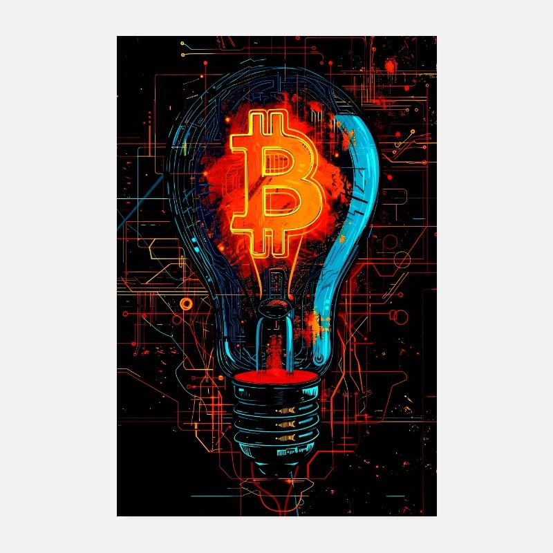 BTC Bulblight Poster Poster 20x30 cm