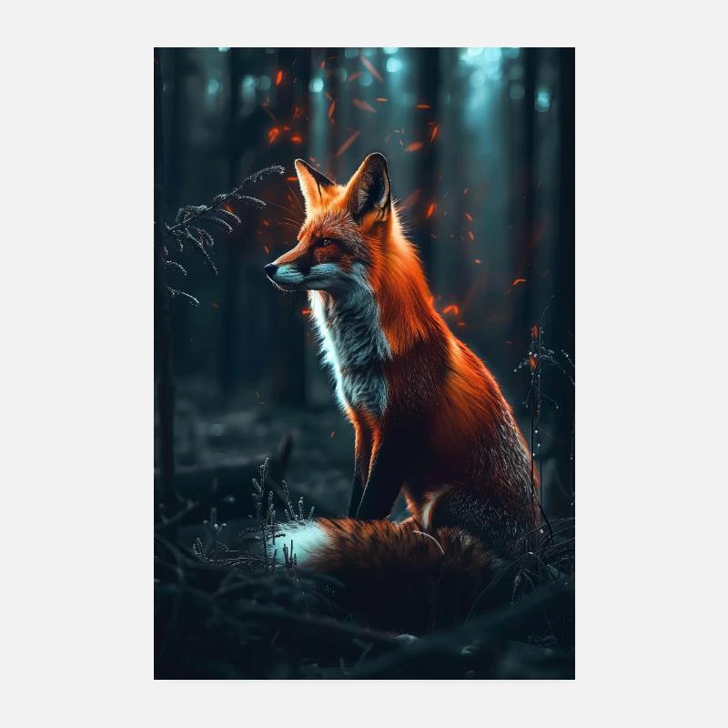 Fuchs Poster 20x30 cm