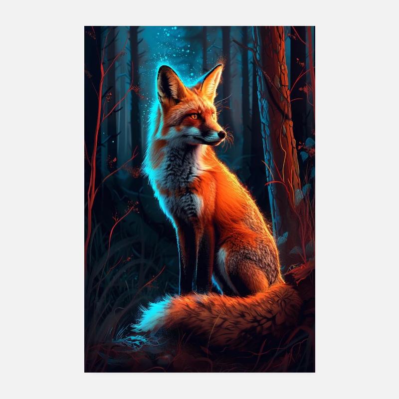 Fuchs Poster 20x30 cm
