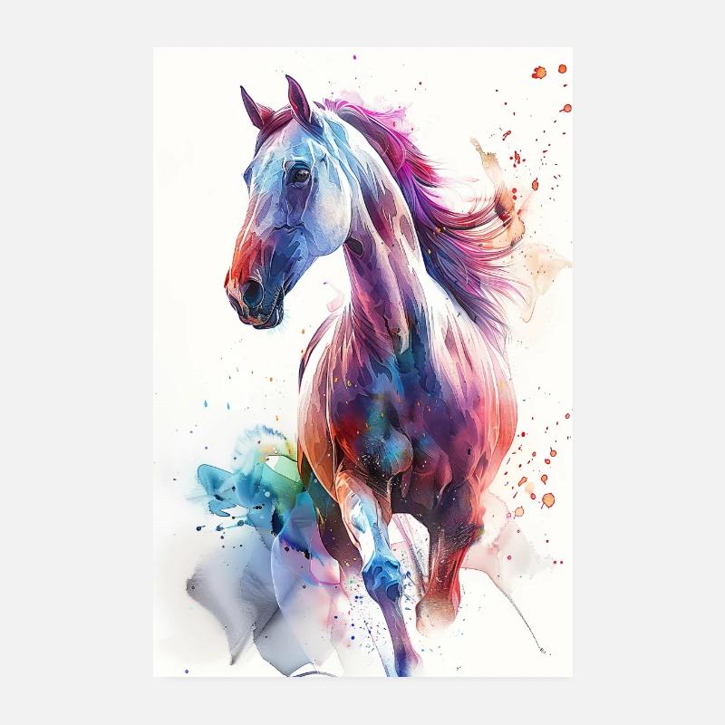 Pferd Poster 20x30 cm