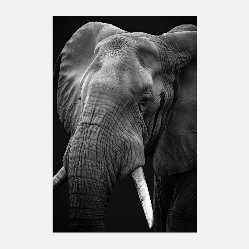 Elefant Poster 20x30 cm