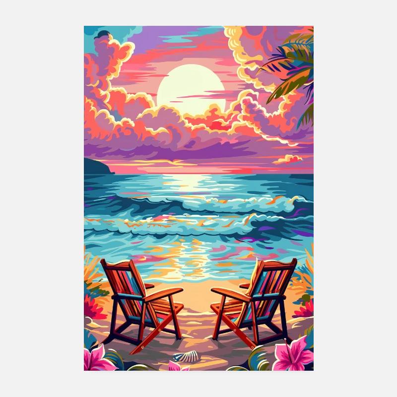 Strand Poster 20x30 cm