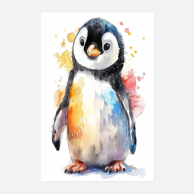 Pingouin Poster 20 x 30 cm
