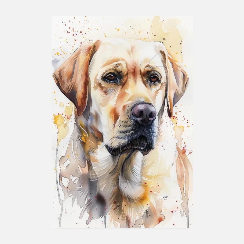 Labrador Poster 20 x 30 cm