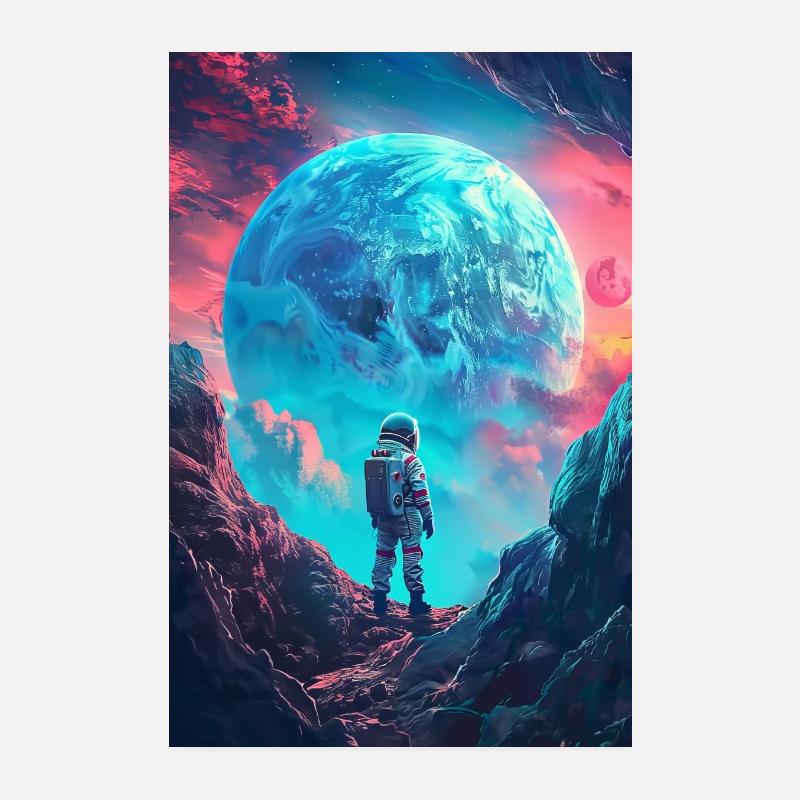 Astronaut Poster 20x30 cm