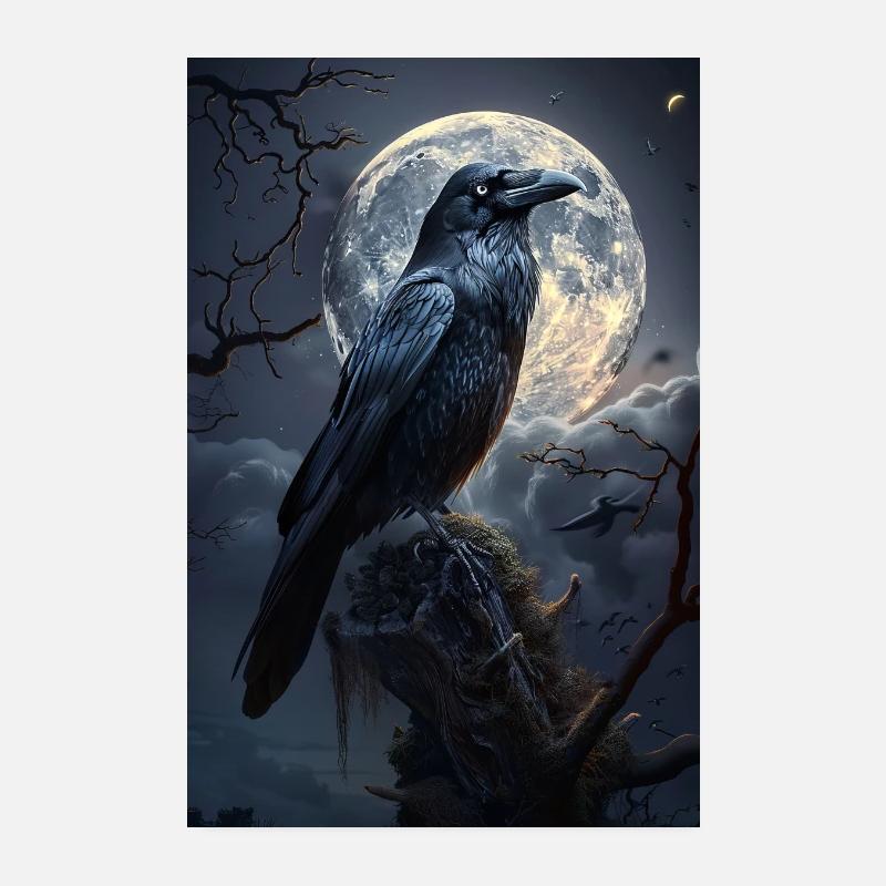 Rabe Poster 20x30 cm