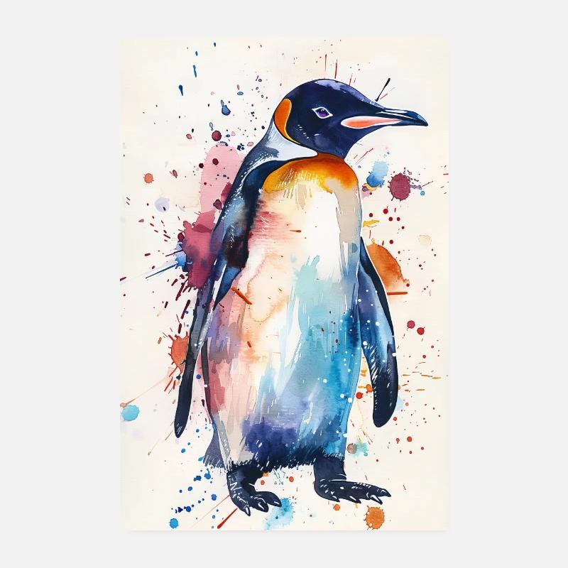 Penguin Poster 8" x 12" (20x30 cm)