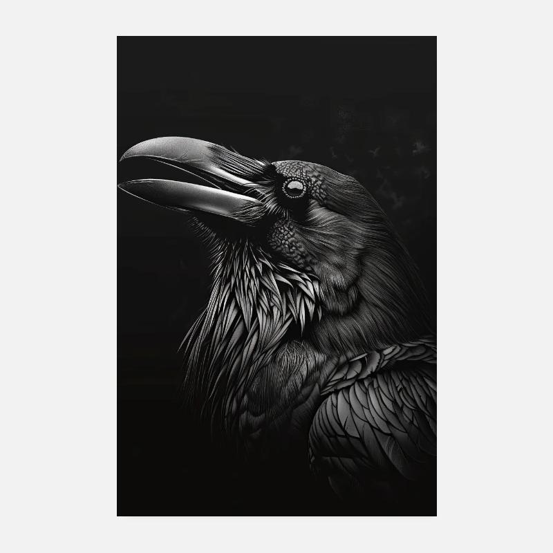 Rabe Poster 20x30 cm