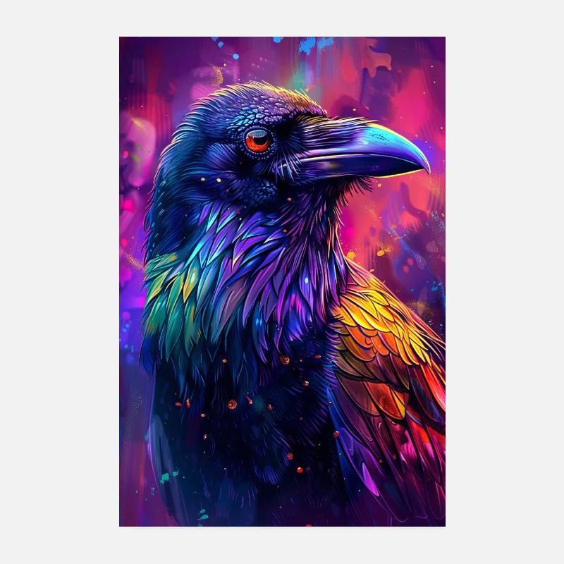 Rabe Poster 20x30 cm