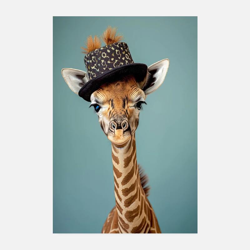 Giraffe Poster 20x30 cm