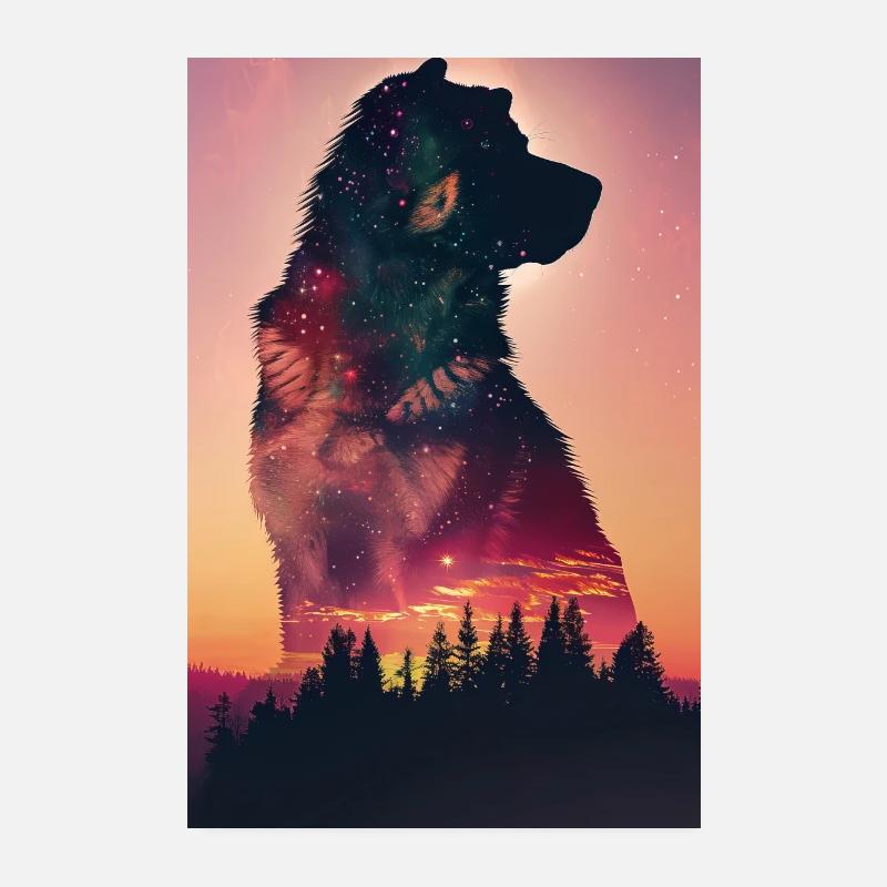 Berner Berg Poster 20x30 cm