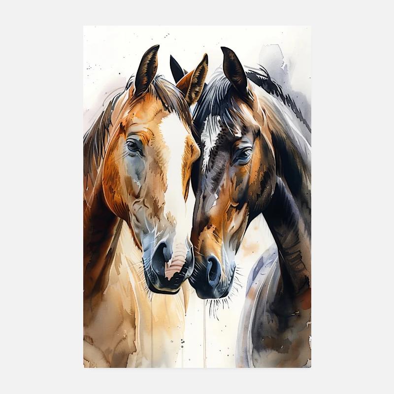 Horse Poster 8" x 12" (20x30 cm)