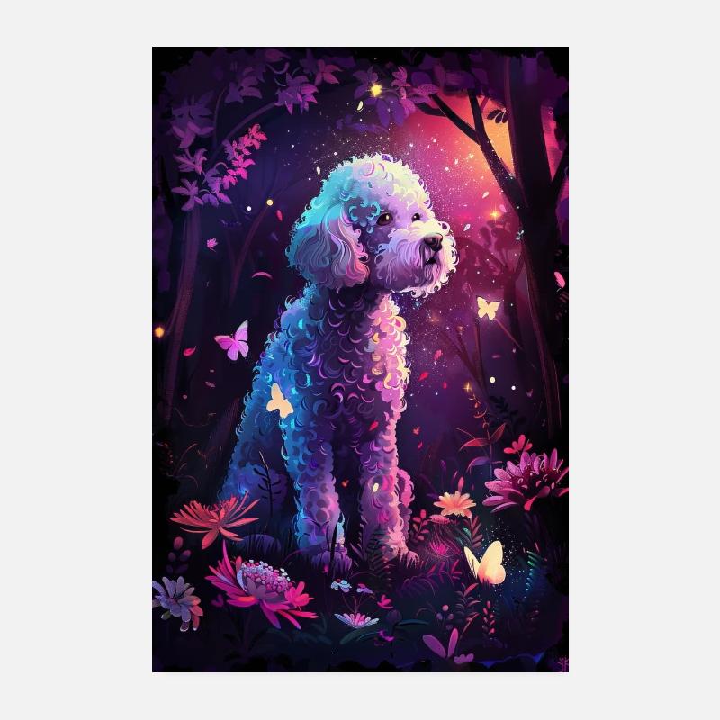 Pudel Poster 20x30 cm