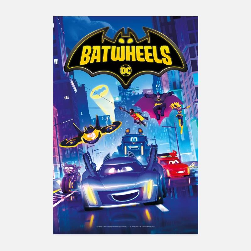 Batwheels Affiche Avec Logo, Héros Et Voitures Poster 20 x 30 cm