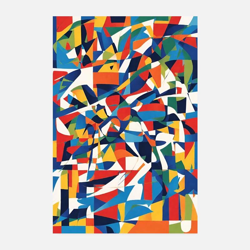 "Kaleidoscopic web of chaos" Poster 8" x 12" (20x30 cm)