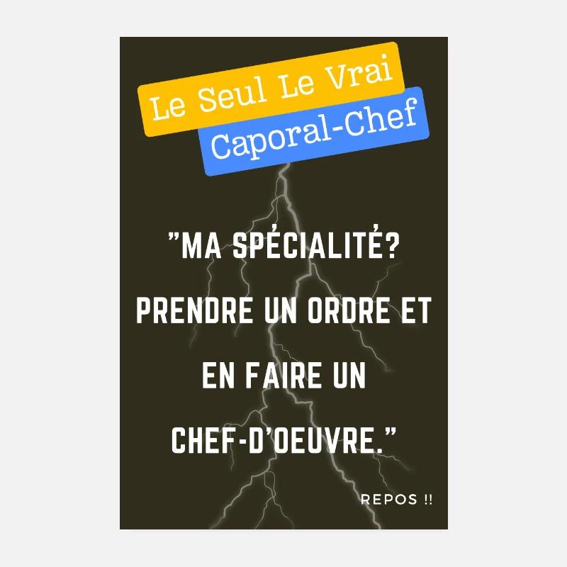 "Master Corporal's Command Poster" Poster 8" x 12" (20x30 cm)