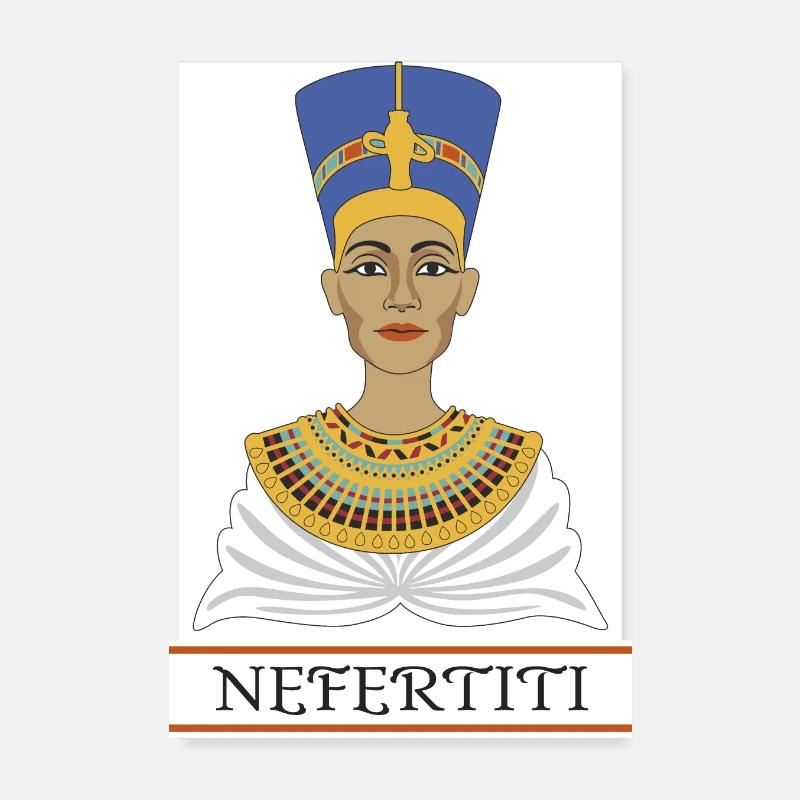 Nefertiti Poster 8" x 12" (20x30 cm)