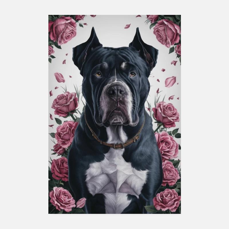 Cane Corso Hund Chien Poster 20 x 30 cm