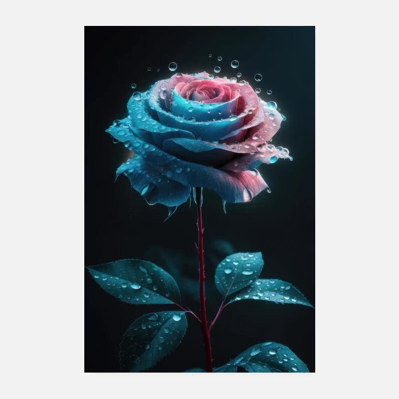 Rose Fleur Roses Fleurs Nature Fleurs Poster 20 x 30 cm