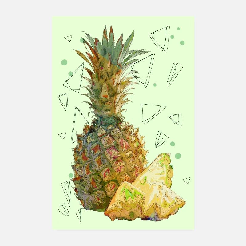 Ananas Poster 20 x 30 cm