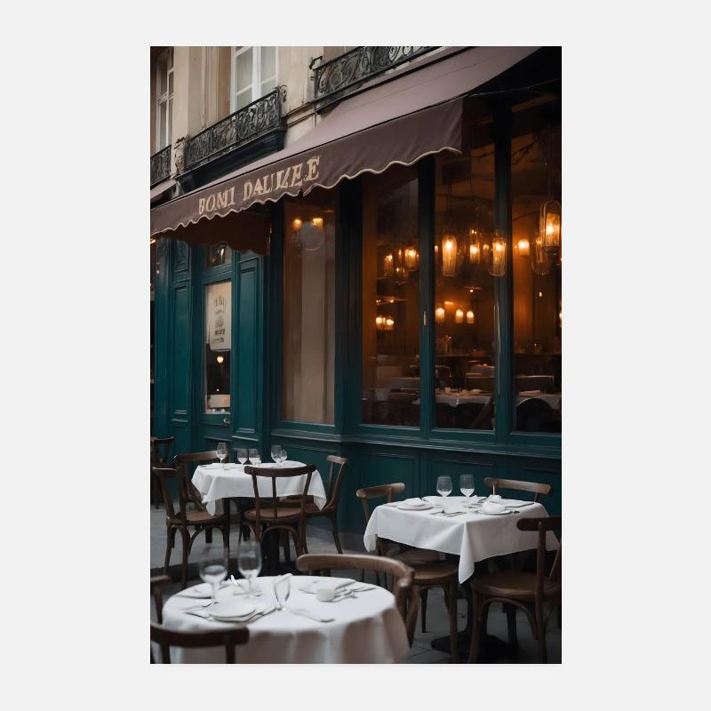 Le Lumière Bistro Poster 20x30 cm