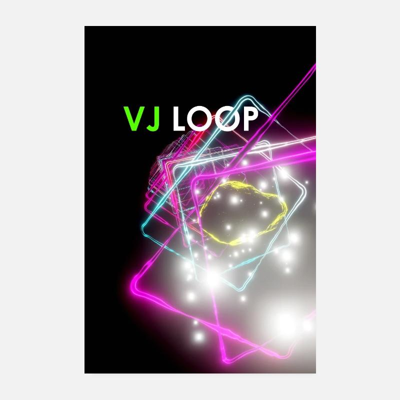 Affiche promotionnelle VJ Loop Poster 20 x 30 cm